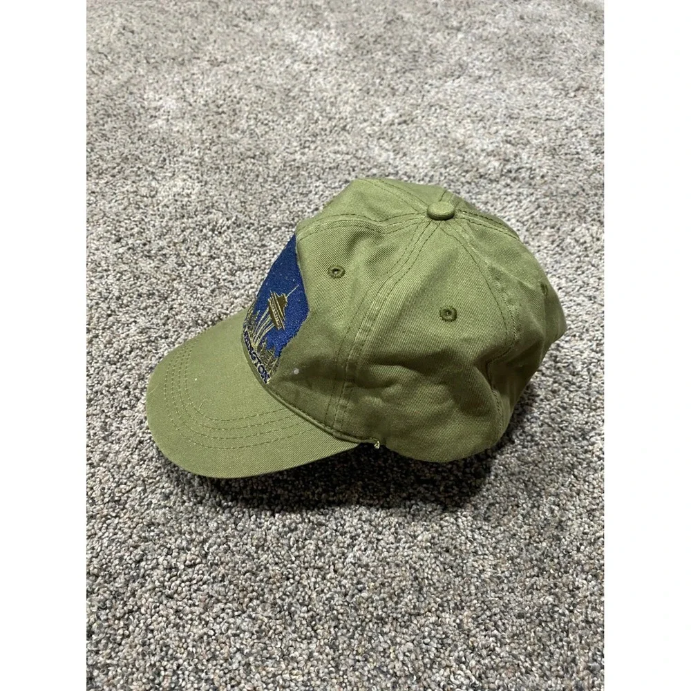 Ace USA Baseball Cap Unisex OS Olive Green Good Seattle Washington Patch Hat